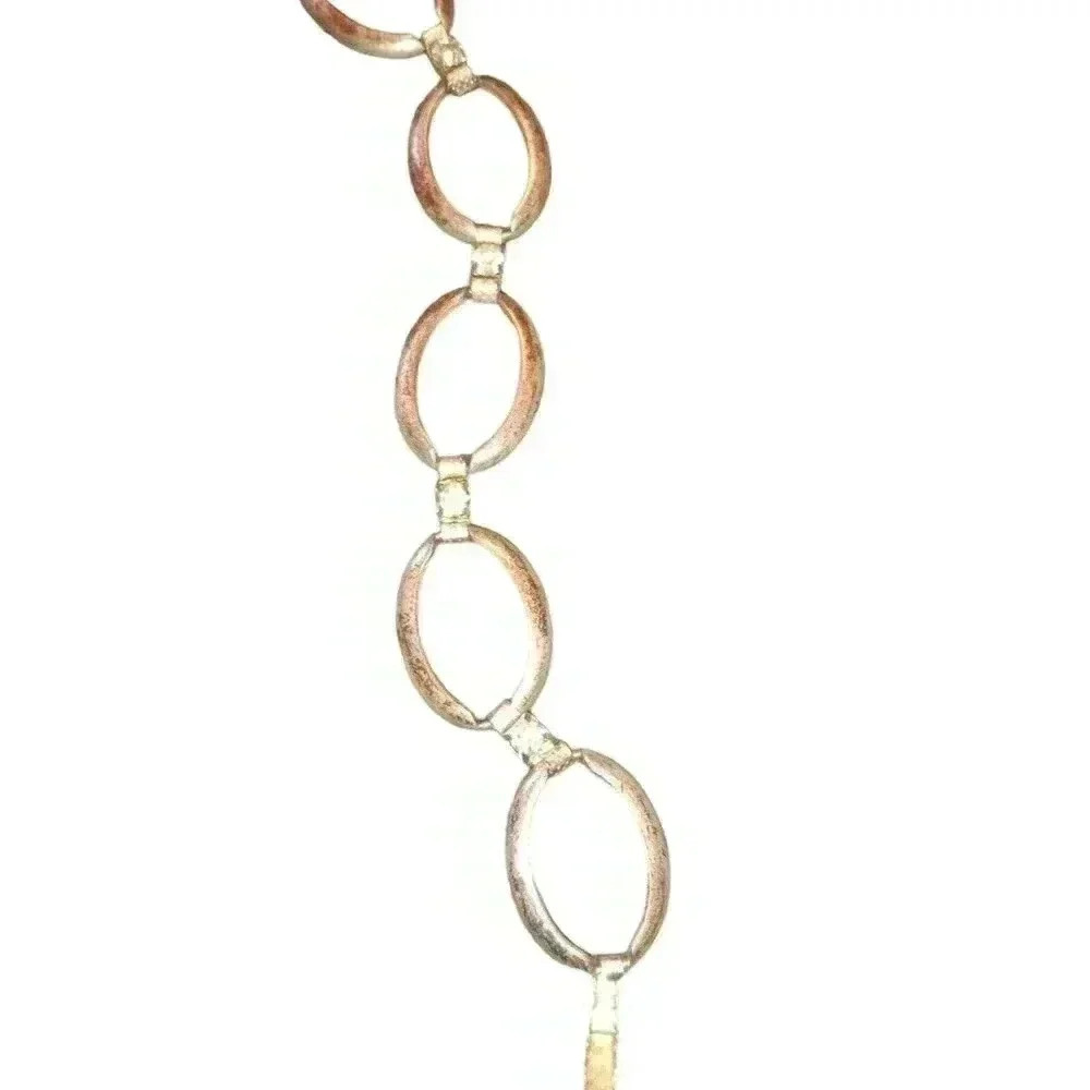 Very Old, Vintage Avon Chain- Linked Bracelet with Faux Rhinestones